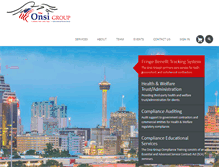 Tablet Screenshot of onsigroup.com